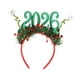 thumbnail image 3 of Diadema navideña para cosplay, tocado para aniversarios de Año Nuevo Verde, 3 of 9