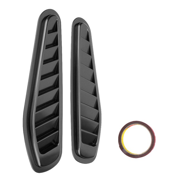 Hood Vent Cover, Hood Intake Cover Hood Cover, For High Strength Black