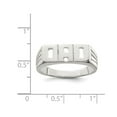 thumbnail image 2 of Mens  Sterling Silver DAD Ring in Polished, 2 of 5