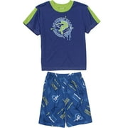 Boy's Two-Piece "Skaters Talk" Sleepwear Set