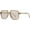 Champagne, variant on Trendy Square Aviator Sunglasses for Women 2026 Fashion Designer Sun Glasses Retro 70s Shades