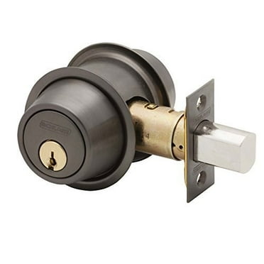 Schlage B562P 613 C Keyway Series B500 Grade 2 Deadbolt Lock, Double Cylinder Function, C Keyway, Oil Rubbed Bronze Finish