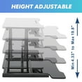 thumbnail image 5 of FITUEYES SD309101WB Wide Height Adjustable Standing Desk Converter for Dual Monitors, 5 of 6