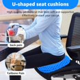 thumbnail image 5 of Seat Cushion, Office Chair Cushions for Long Sitting ，Relieving Sciatica and Coccyx Pain, Honeycomb Ventilation Design Wheelchair Cushions, car and Truck Cushions., 5 of 9