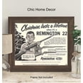 thumbnail image 2 of HFDF Vintage Firearms Gun Christmas Wall Art Print - Home Decor for Den, Man Cave, Living Room, Office - Great Gift for Men, Boys, Teens, Shotgun, Rifle and Hunting Lovers - Photo - 24x20inch Framed, 2 of 6