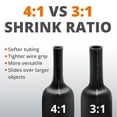 thumbnail image 3 of Wirefy 5/8" Heat Shrink Tubing - 4:1 Ratio - Adhesive Lined - Marine Grade Heat Shrink - 50 Feet Roll - Black, 3 of 6