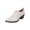 White, variant on Black Ladies Gala Shoes, Pointed Toe Closed Toe Low Heel Leather Flats For Ceremonies