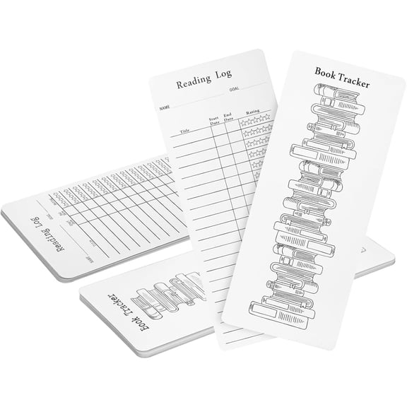 Book Tracker Bookmark,2024 Reading List Bookmark,Reading Log Bookmarks,Library Card Bookmark,Creative Book Accessories for Reading Lovers,Student,Teacher