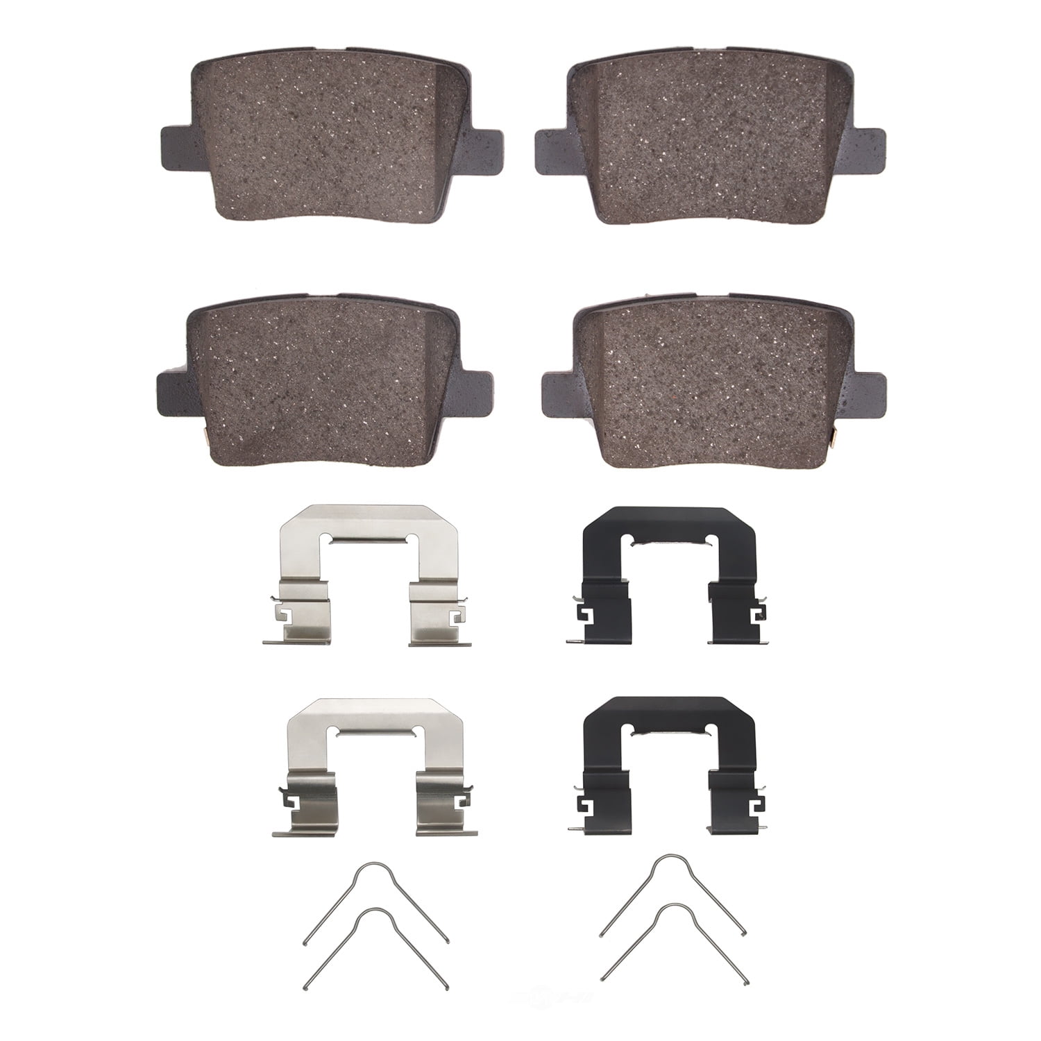 Dynamic Friction Company 1551-2203-01 DFC 5000 Advanced Brake Pads - Ceramic and Hardware Kit - OE