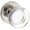 Lifetime Polished Nickel, variant on Baldwin Pv.Ccy.Crr Contemporary Crystal Privacy Door Knob Set - Brass