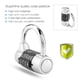 thumbnail image 5 of Candado Con Combinación De 5 Dígitos, Código Reiniciable, Para Maleta De Viaje, Casillero De Gimnasio, Bloqueo De Contraseña De Seguridad Con 100,000 Combinaciones, 5 of 8