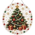 thumbnail image 6 of olkpmnmk DIY Pearl Painting Acrylic Christmas Tree Ornament Kit, Christmas Hanging Diamond Art Kits for Adults, Handmade Diamond Bead Painting Craft for Xmas Tree Wall Window Home Holiday Decor, 6 of 6