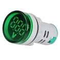 thumbnail image 3 of 12-500V Voltmeter Voltage Meter Auel Digital LED Monitor Dual Display Panel Green, 3 of 8