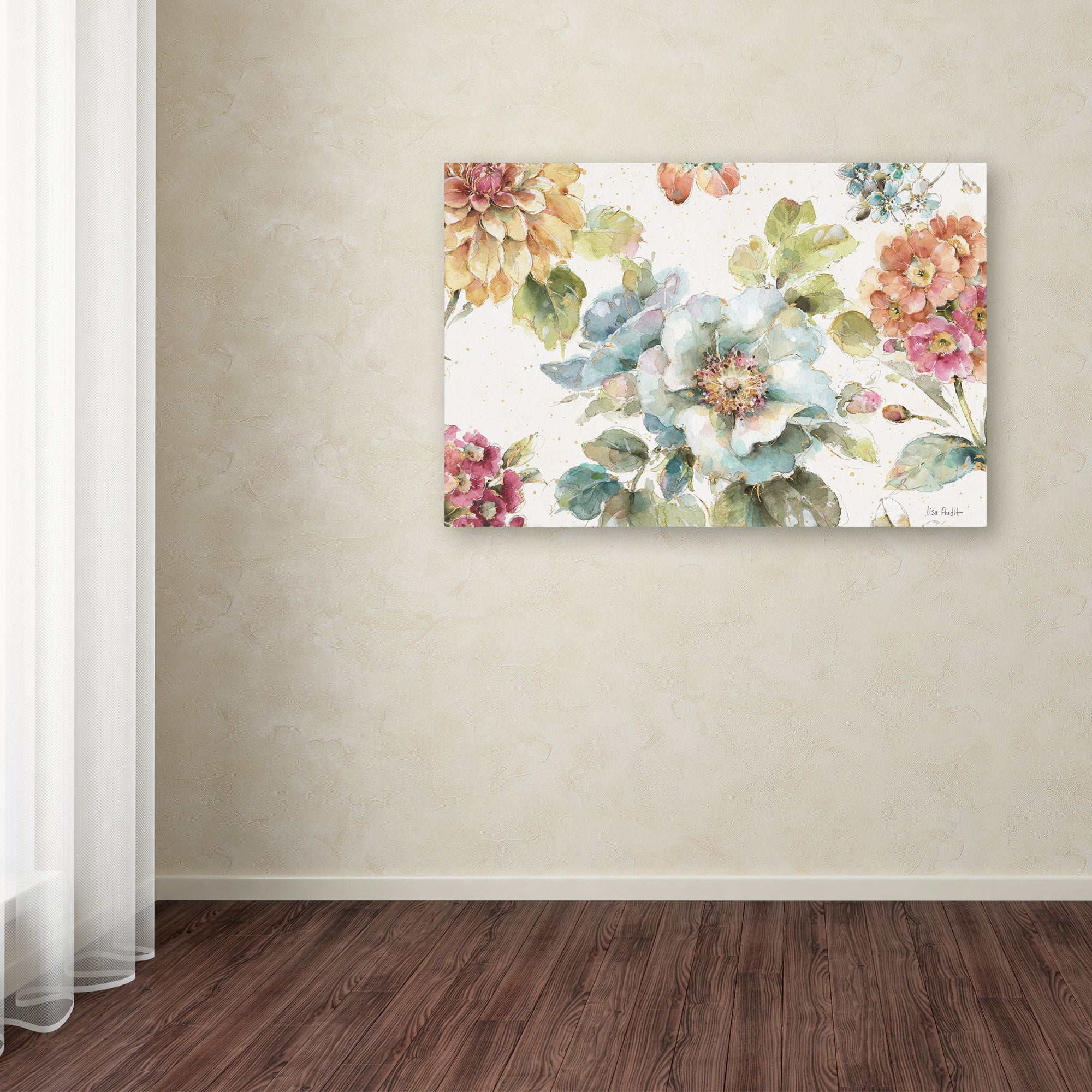 Trademark Fine Art 'Country Bloom I' Canvas Art by Lisa Audit