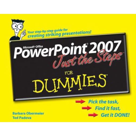 Pre-Owned PowerPoint 2007 Just the Steps For Dummies Paperback