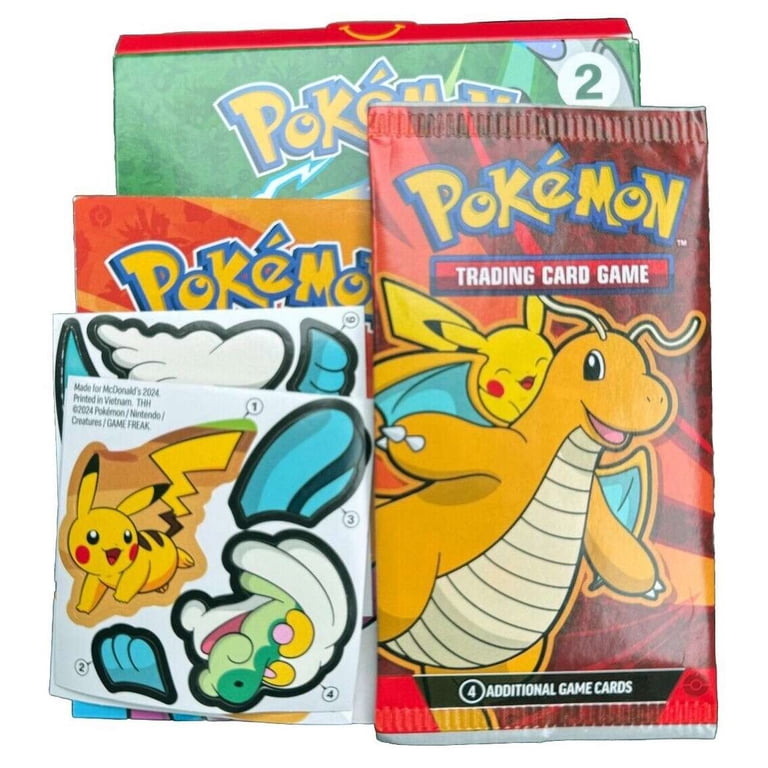 Pokemon Dragon Discovery 2025 McDonald's Happy Meal Compete Set of 10 Boxes