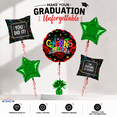 thumbnail image 6 of PMU Grad U Roc! Balloon Bouquet Green (5/pkg) Pkg/1, 6 of 7