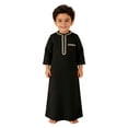 thumbnail image 2 of Shadoumai Elegant Embroidered Thobe Robe Traditional Wear For Kids Decorative Lace Design, 2 of 9