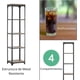 thumbnail image 4 of Librero y Repisa FRATELLO MUEBLES en Estilo Industrial Organizador de 4 Secciones Estructura de Metal Acabado en Nogal, 4 of 7