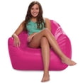 thumbnail image 6 of Posh Creations Malibu Bean Bag Chair Lounger, Kids, 2.8 ft, Pink, 6 of 6