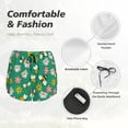 thumbnail image 6 of Lsque Flying Bees Printed Women's Running Shorts with Liner Pockets,Elastic Quick Dry Workout Athletic Gym Yoga Shorts,Womens High Waist Shorts-, 6 of 9