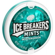 Ice Breakers Sugar Free Breath Mints Wintergreen (Packaging May Vary)1.5oz Pack of 2