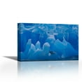 thumbnail image 1 of Chinstrap Penguin group riding iceberg, Weddell Sea, Antarctica - Contemporary Fine Art Giclee on Canvas Gallery Wrap - wall décor - Art painting - 27 x 18 Inch - Ready to Hang, 1 of 2