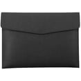 thumbnail image 1 of PU Leather A4 File Folder Document Holder Waterproof Portfolio Envelope Folder Case with Snap Closure, 1 of 5