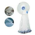thumbnail image 2 of Fishing Cast Net Bait Easy Throw Hand net 8 feet 10 Cast Trap Mesh A 4.2m with Ring, 2 of 9
