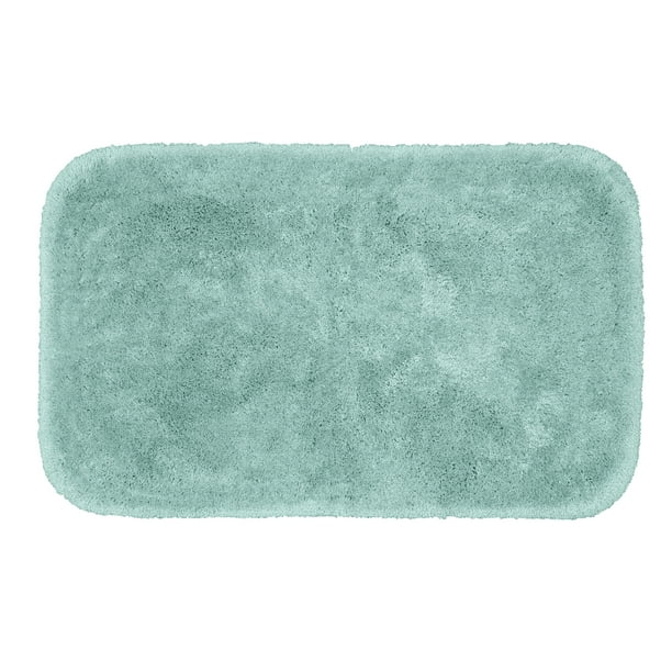 Garland Rug Finest Luxury Ultra Plush Washable Bath Rug Sea Foam, 24