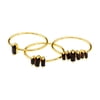 Gorjana Amara Gold Ring Set With Black Cubic Zirconia Size 9 1611302901G