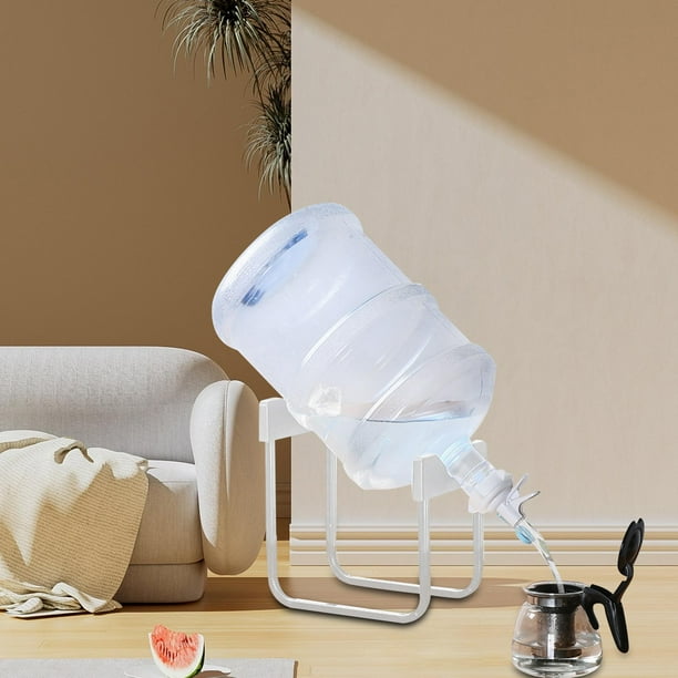 Water Jug Stand Holder Water Bottle Bracket Drink Dispenser Metal Cradle Desk Water Bottle Holder Water Jug Rack for Dispense Table H 22.5cm 28cm