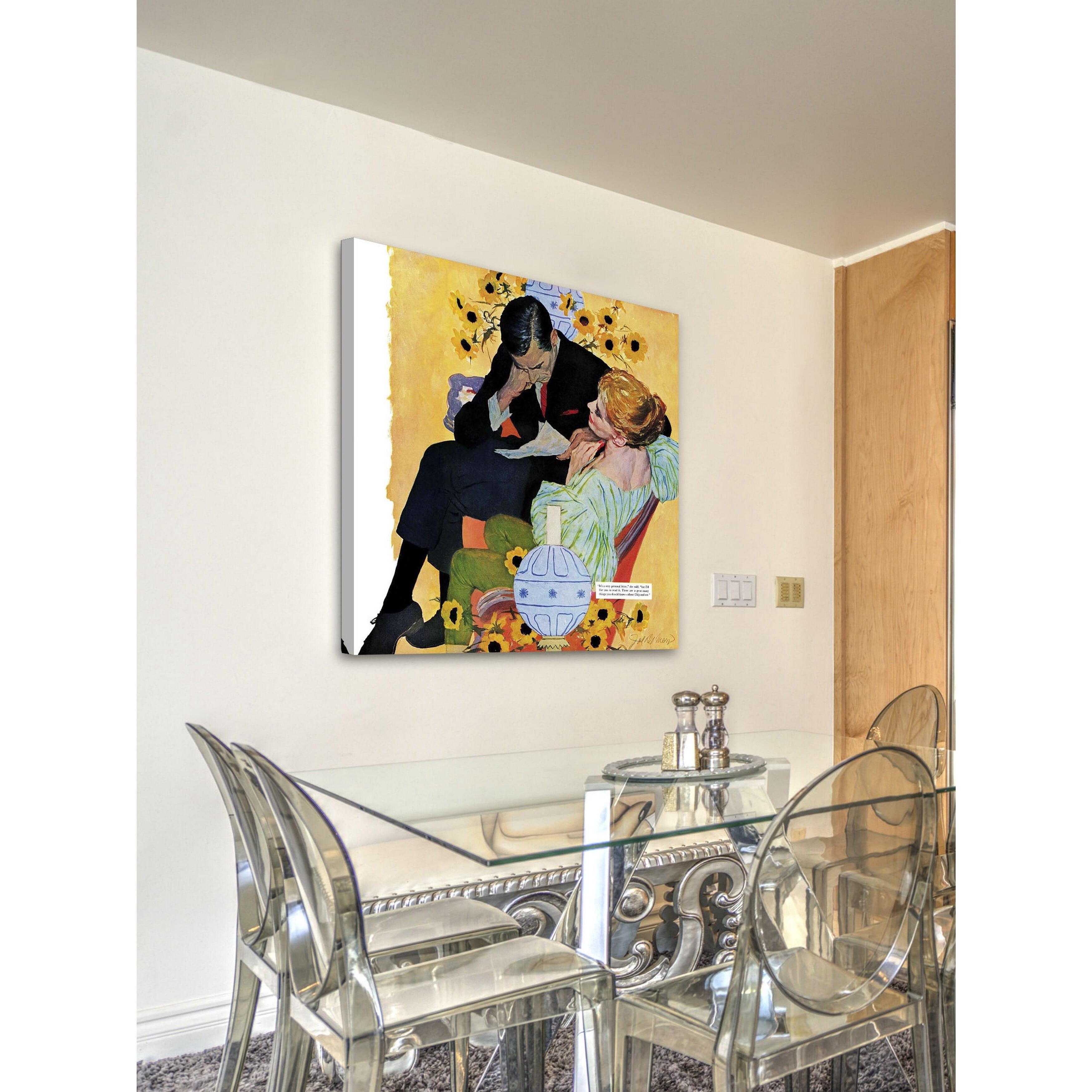 Marmont Hill "Love Dies Slowly" by Joe de Mers Painting Print on Canvas
