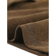thumbnail image 5 of DARING DIVA Women's A-Line Button Front Belted Midi Skirts XL Coffee, 5 of 6