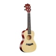 thumbnail image 1 of yeacher 23-Inch Basswood Ukulele Kit with Accessories: Bag, Strings, Strap, Bridge Pins, Capo, Picks, Tuner, Cloth, and Manual (Wood Tone), 1 of 6