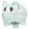thumbnail image 1 of HAOAN Cute Piggy Bank Cartoon Coin Box for Kids & Adults (Blue), 1 of 5