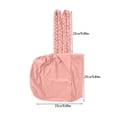 thumbnail image 3 of Solid Color Headband Scarf With Two Detachable Milk Silk Braids For Women Hair Accessories, 3 of 4