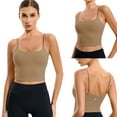 thumbnail image 2 of KEFIRLILY Womens Longline Sports Bras Cross Back Active Gym Yoga Padded Workout Crop Tank Top with Built in Bra, 2 of 8