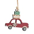 thumbnail image 2 of Qjidjing Christmas Wooden Car Craft Accessory Decorations for Christmas Tree Ornaments, Car Interior, Indoor Home Party, 2 of 6