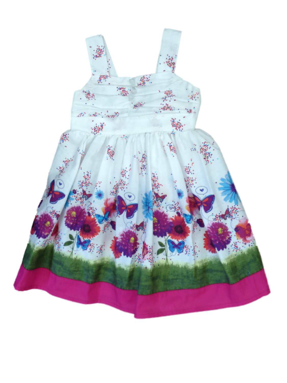Blueberi Boulevard Girls Summer Dress Size 24 Months Sundress Blue Floral Lace 