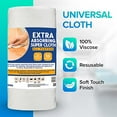 thumbnail image 3 of Reusable Cleaning cloth roll for Washing Dishes, Kitchen Use and More100Pc, 3 of 4