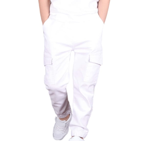 Cargo Pants Kids Elastic Waist Pants Kids Jogger Baggy Pants Boys Casual Pants Boys School Pants Cargo Pants for Boys 8-9 Years
