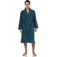 thumbnail image 3 of Men's Robe, Turkish Cotton Terry Shawl Bathrobe, 3 of 6