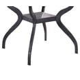 thumbnail image 4 of Table à Manger Carrée en Bois Gris Foncé Hauteur Comptoir 40 Pouces par 40 Pouces, 4 of 4
