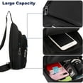 thumbnail image 5 of Elegant Choise Waterproof Men Women Sling Bag Chest Cross Body Travel Sport Small Shoulder Bag, 5 of 23