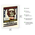 thumbnail image 2 of The Bride of Frankenstein - Starring Boris Karloff and Elsa Lanchester - The Monster Talks! - Vintage Film Movie Poster c.1953 - Bamboo Fine Art 290gsm Paper Print (Unframed) 24x32in, 2 of 4