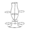 thumbnail image 1 of Expositor de bolas de cristal: Soporte de hierro para 7 esferas de escritorio - Base decorativa de cristal - Pedestal metálico para adornos, 1 of 5