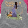 thumbnail image 3 of Disney Wish - Fairytale Friends - Toddler & Youth Girls Raglan Graphic T-Shirt, 3 of 5