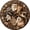 7 Cats, variant on VOCOO 2D Cat Floral Wall Clock - 10" Silent Non-Ticking Wooden Round Decorative Wall Clock
