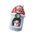 thumbnail image 4 of Elodie Christmas Village Decoration Tabletop Figurines DIY Crafting Handmade Decorative Snowman, 4 of 8